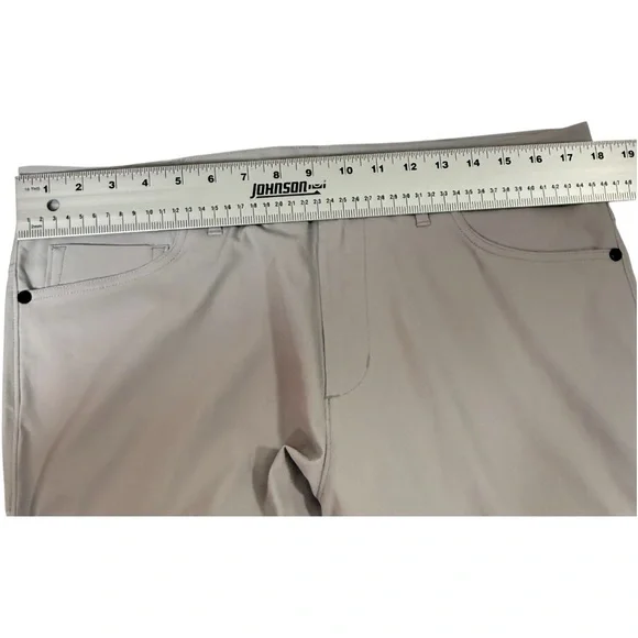 Public Rec Workday 2.0 Pants Men’s 34x28 Fog Gray Performance Straight Leg NEW